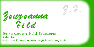 zsuzsanna hild business card